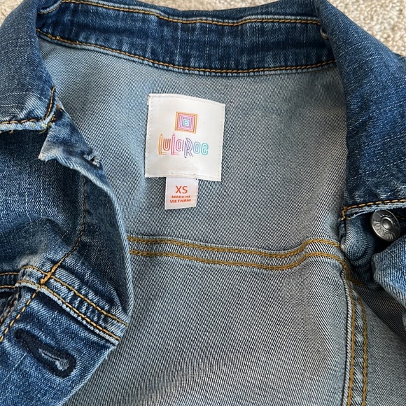 Lularoe jean jacket - Picture 3 of 3